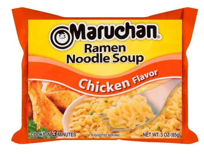 MARUCHAN® RAMEN NOODLE SOUP Chicken Flavor SKU 4090 JL Marcus Catalog