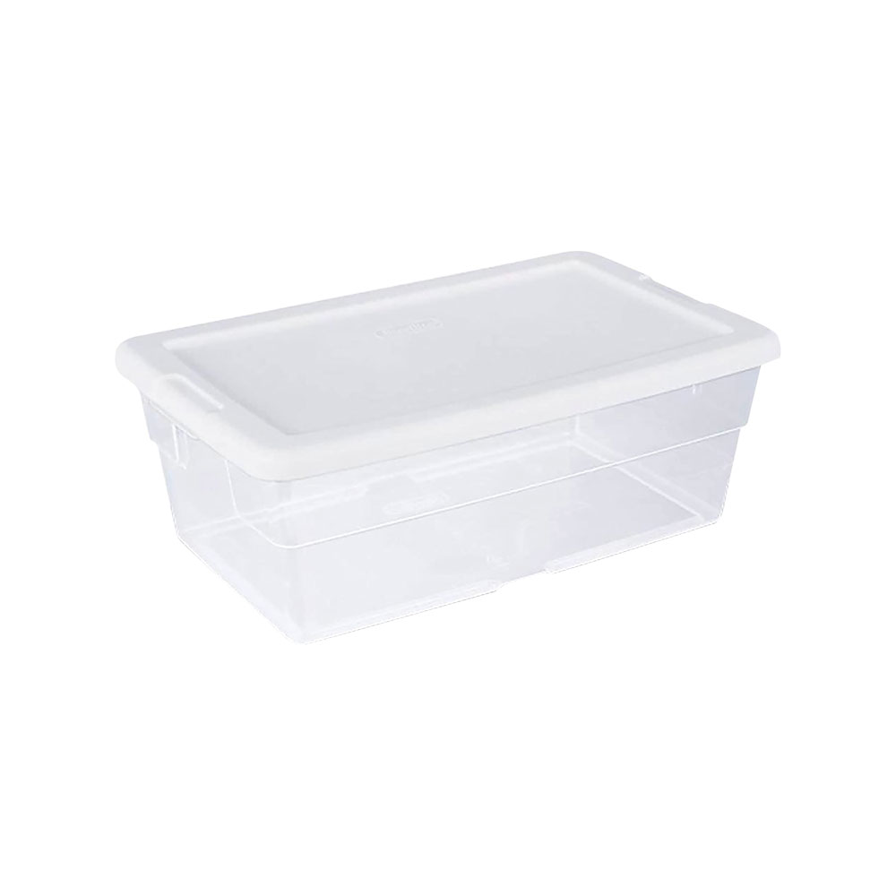 Sterilite® Clear 6 Quart Religious Tote SKU 1751 JL Marcus Catalog