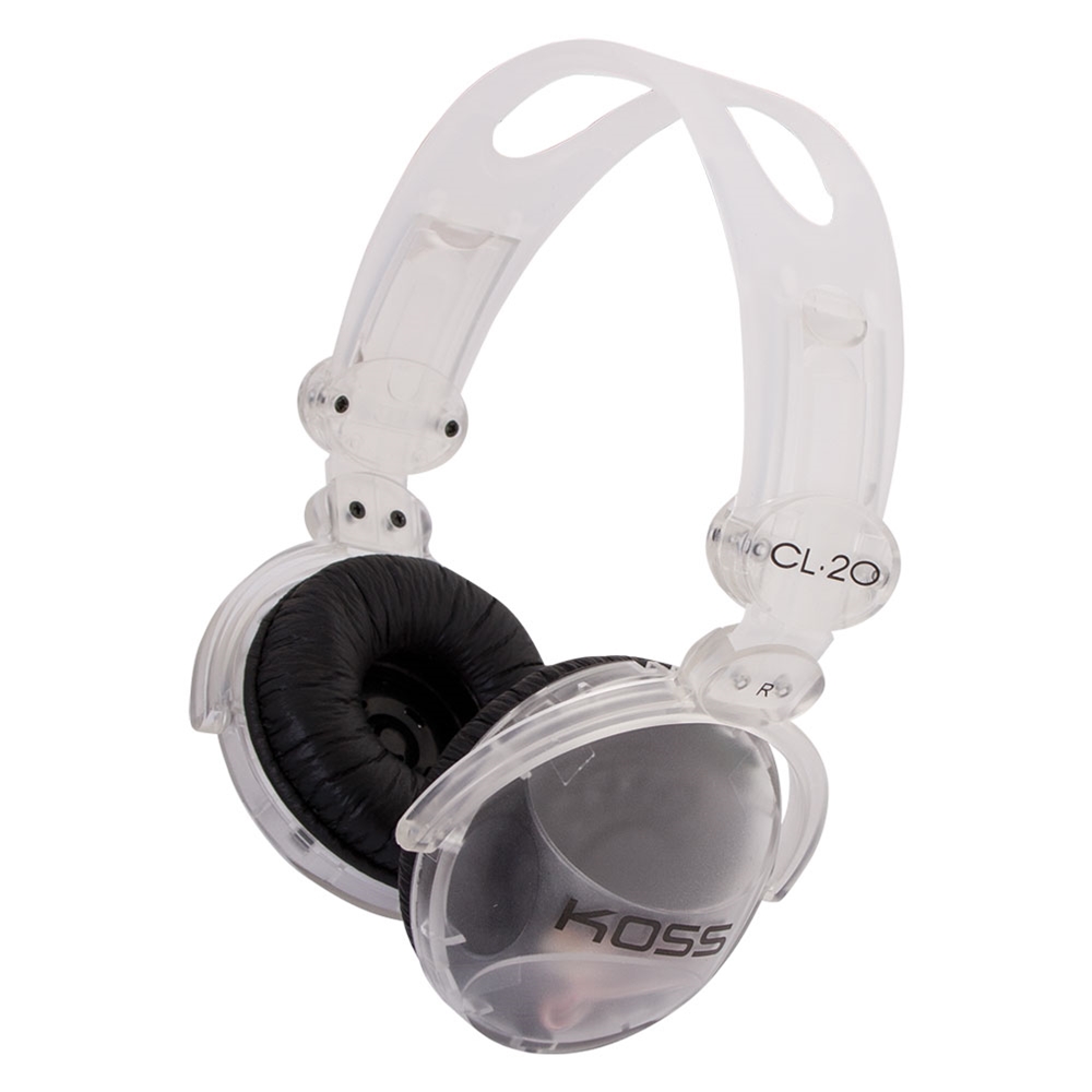 Koss CL-20 Clear Headphones - SKU 2168 - JL Marcus Catalog