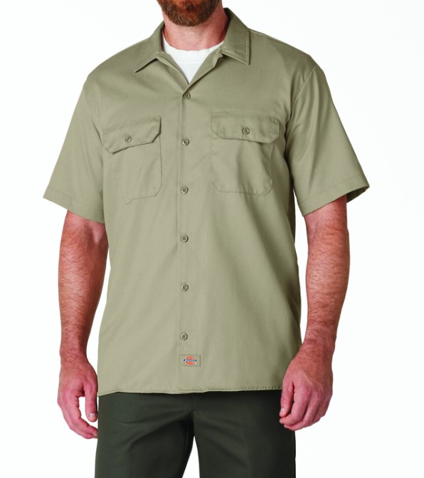 DICKIES® TWILL SHORT SLEEVE WORK SHIRT – SKU 1574 – JL Marcus Catalog